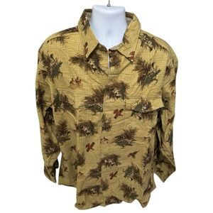 Woolrich Button Up VTG 90’s Shirt  Size XL Hunting  “Excellent “
Chest 46.5”